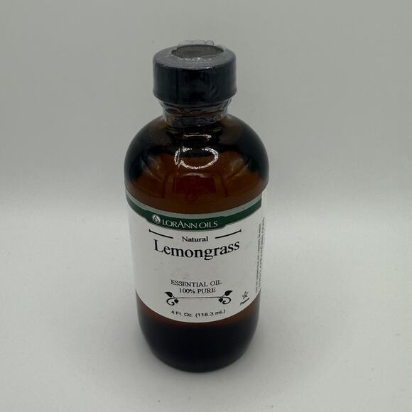 Lorann Oils 100% Pure Natural Lemongrass Essential Oil 4 Ounce Bottle - Picture 2 of 4